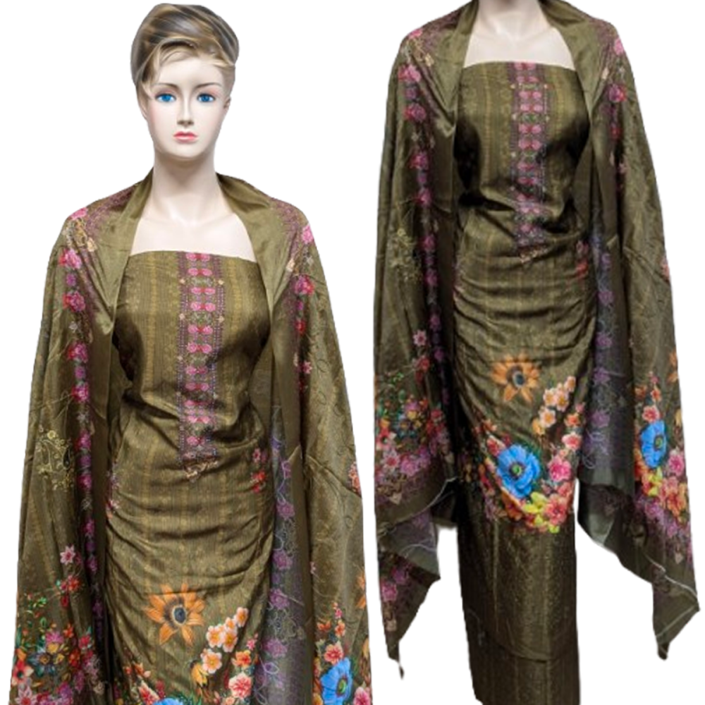 SILK MILLS 3 PIECE SALWAR KAMEEZ